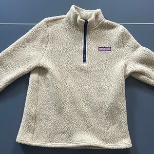 Vineyard Vines Sherpa Quarter Zip Sweater